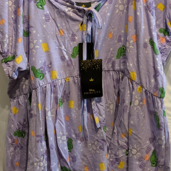 Torrid Disney Tangled Rapunzel Heritage Slub Babydoll Top - Size 1 (1X) - Picture 2 of 8